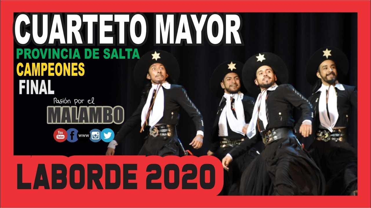 Laborde 2020 CUARTETO MAYOR Campeones Provincia de SALTA