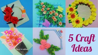 5 Creative Wall Hanging Flower Craft Ideas | The Art of Crafting