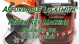 Triton Key Machine - Slow Motion Engraving -  Return to Sender - Review