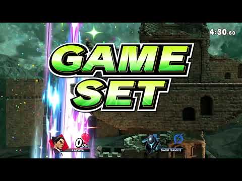 カズヤ vs ダークサムス　スマブラSP