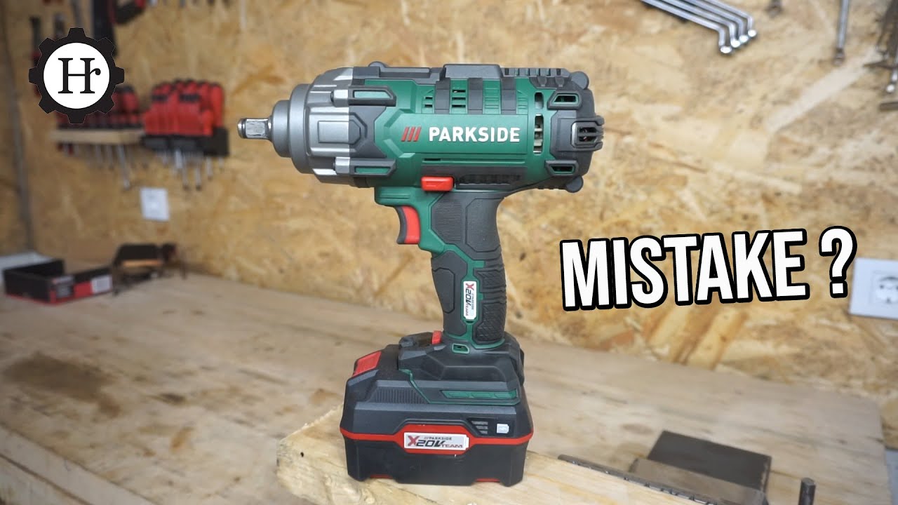 PARKSIDE Cordless Impact Wrench 20v 4AH With Battery And Charger