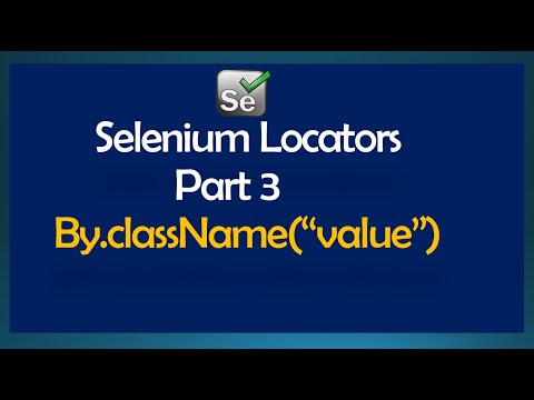 Locators In Selenium