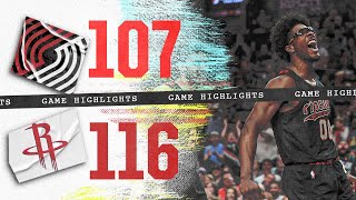 Portland Trail Blazers 107, Houston Rockets 116 | Game Highlights | April 12, 2024