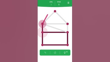 1LINE one-stroke puzzle game. Level 1. Stage 8. 1-8.