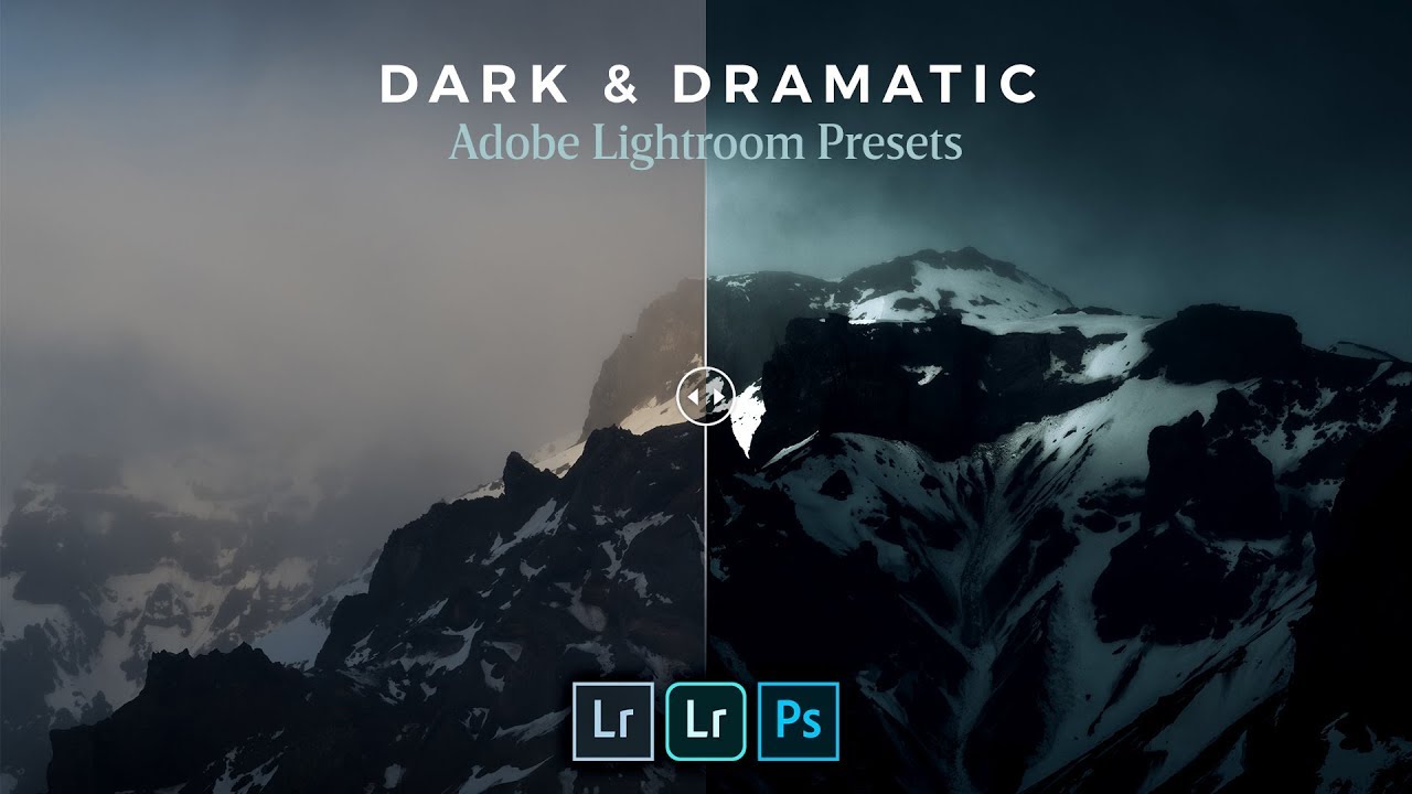 Dark Dramatic Lightroom Presets For Abstract Landscape Photography Youtube