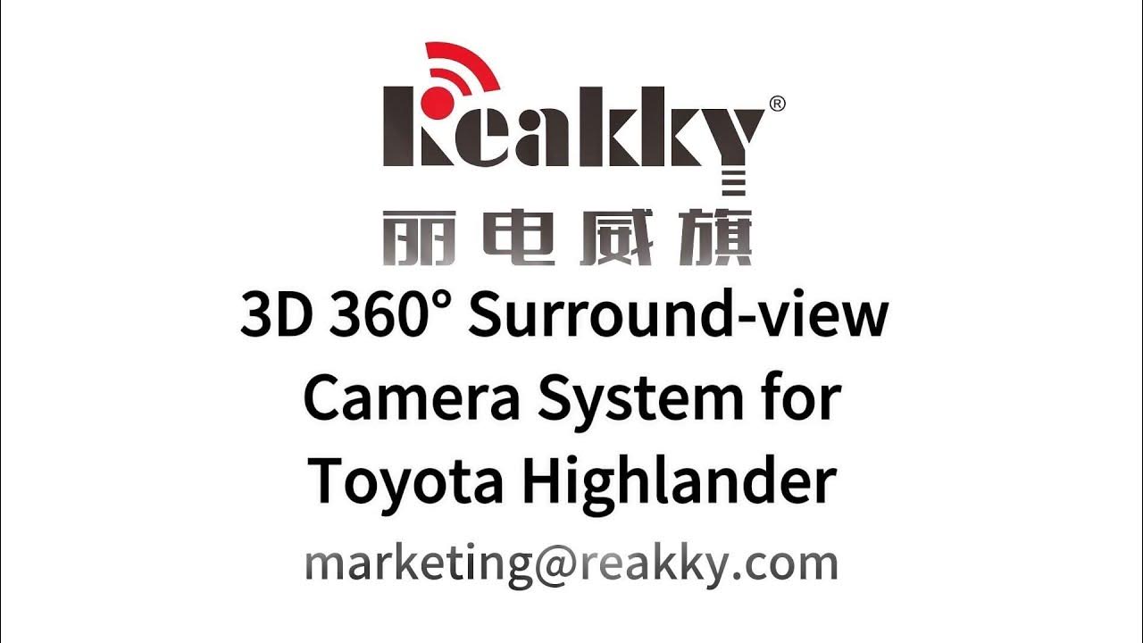 How does the 3D 360° surroundview car camera work on Toyota？ YouTube