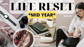 MID YEAR RESET ☀️ | goals, journaling, identity, habits & motivation (change your life in 6 months!)