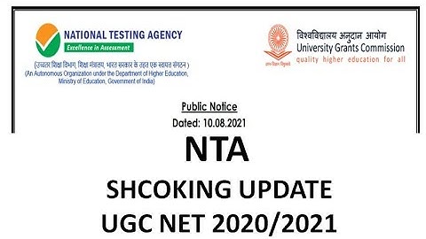 NTA Shocking Update on UGC NET Exam Dec 2020 Cycle and June 2021Cycle