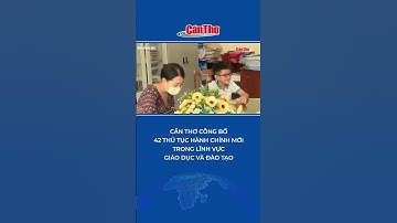 Cần Thơ công bố 42 thủ tục hành chính mới trong lĩnh vực Giáo dục và Đào tạo | Cần Thơ TV