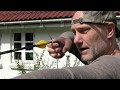 Traditional archery shooting school - Feather to nose technique - Archery practice - Tradlife