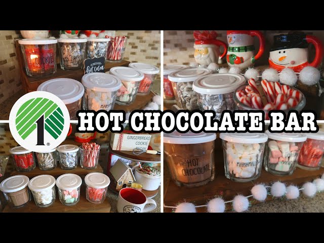 CONFESSIONS OF A PLATE ADDICT: Hot Cocoa Station with DIY Serving