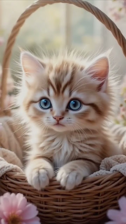 Meow meow cute kitten cat #ai #catlovers #viralshorts #kittens #littlesmile