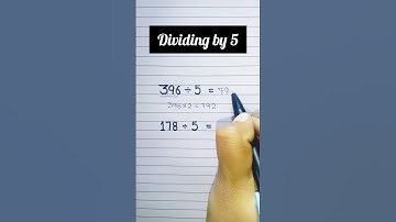 Divide any number by 5 in vedic maths || #vedicmaths #shorts