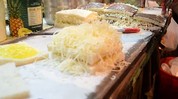 Pineapple sandwich- Manek chawk, Ahmedabad.