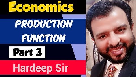 Production Function, Part 3