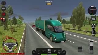 Truck Simulator 2018 : Europe #3 - NEW TESLA Electric Trucks Transport Android GamePlay FHD screenshot 5