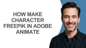 How Make Character Freepik In Adobe Animate - KevinHowTo