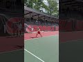 Strong base + early preparation to deal with deeps balls 🎾 #tennisdrills #openstance #tennisplayer