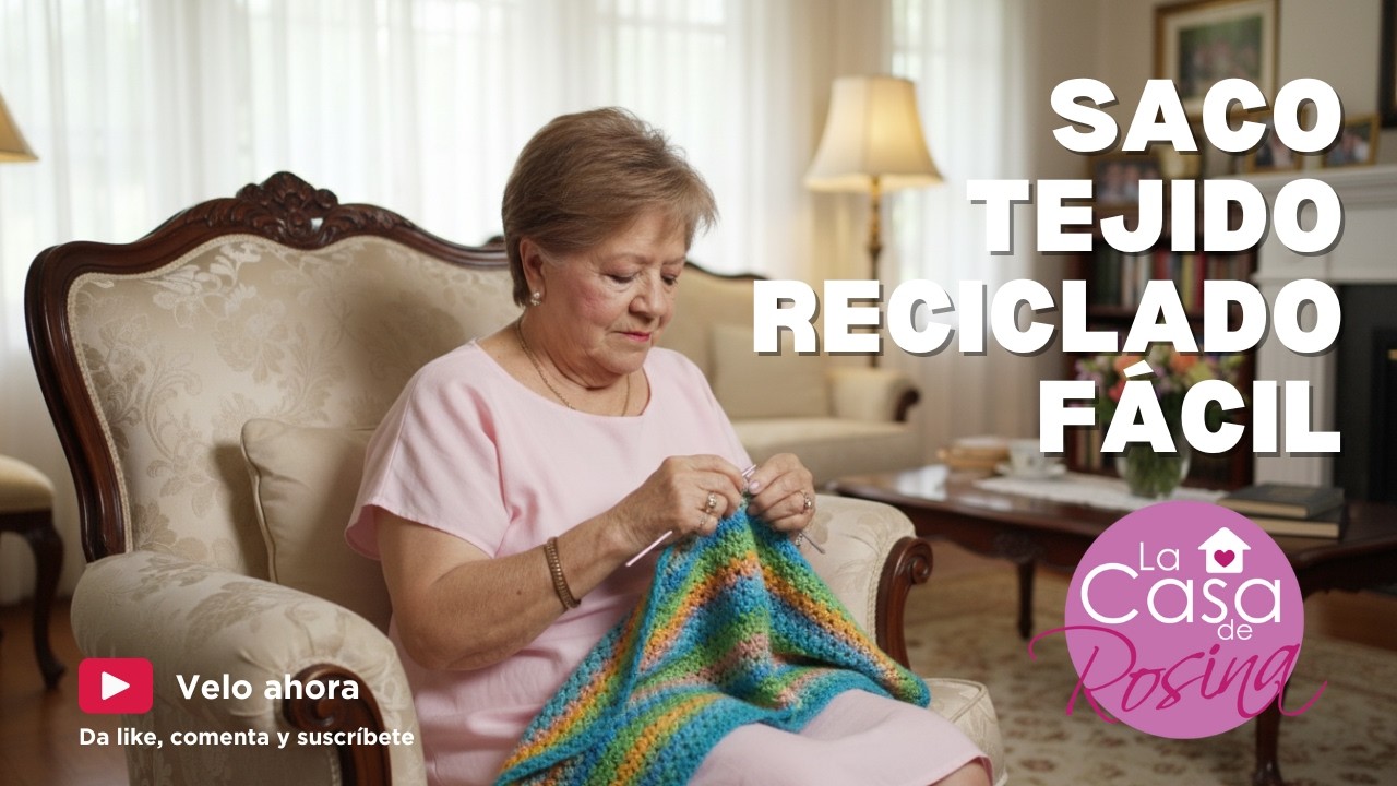 Aprende a hacer un saco tejido con reciclado