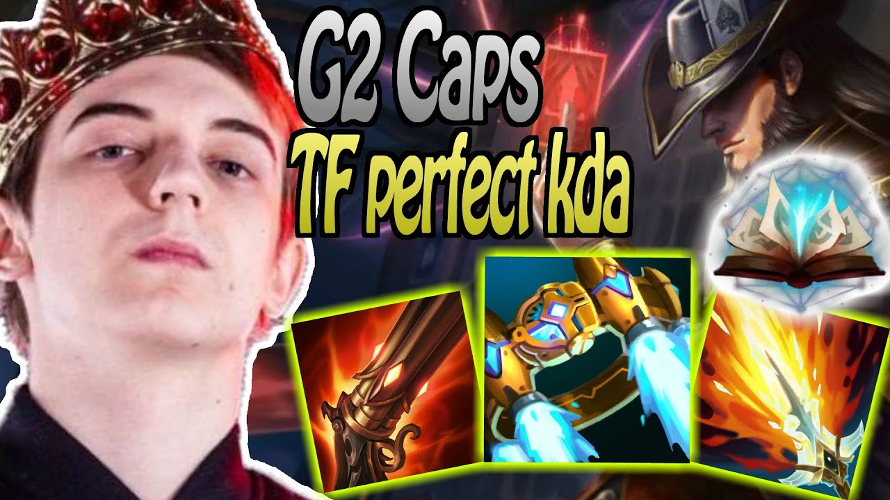 CAPS MAKES A PERFECT KDA AGAINST CHALLENGER PLAYERS WITH TF - G2 Caps plays Twisted Fate mid (S11)
