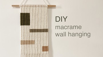 DIY | Macrame Wall Hanging | Macrame Wall Hanging