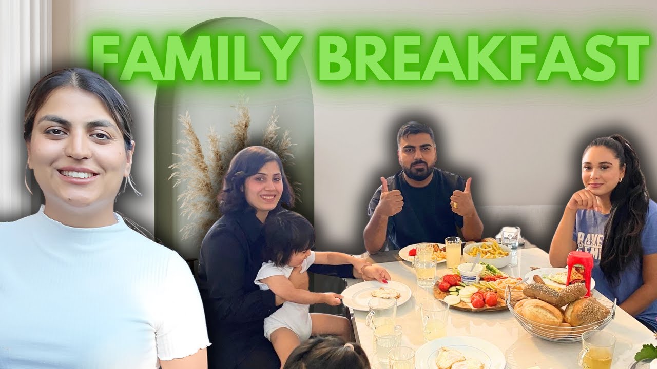 Making breakfast for family | Hilaamassi | برای خانواده ناشتای صبح آماده می‌کنم