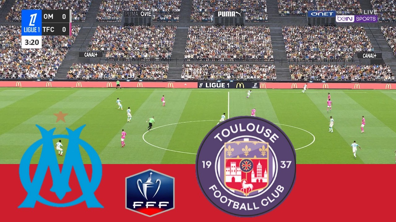 Marseille vs Toulouse – Coupe de France 25/26 | Simulation PES 2021