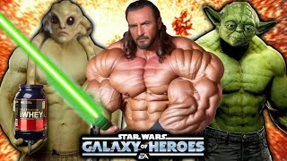 Recommend line up for the qui gon jinn omnomcron? : r/SWGalaxyOfHeroes