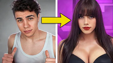 ULTIMATE Boy To Girl Make-Up + Boobs Tutorial