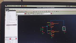 CMOS INVERTER  Vout vs Vin USING CADENCE VIRTUOSO