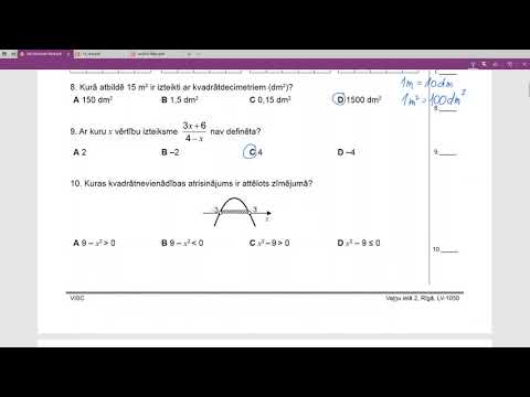 Video: Kā Atrisināt Matemātikas Eksāmena Problēmas