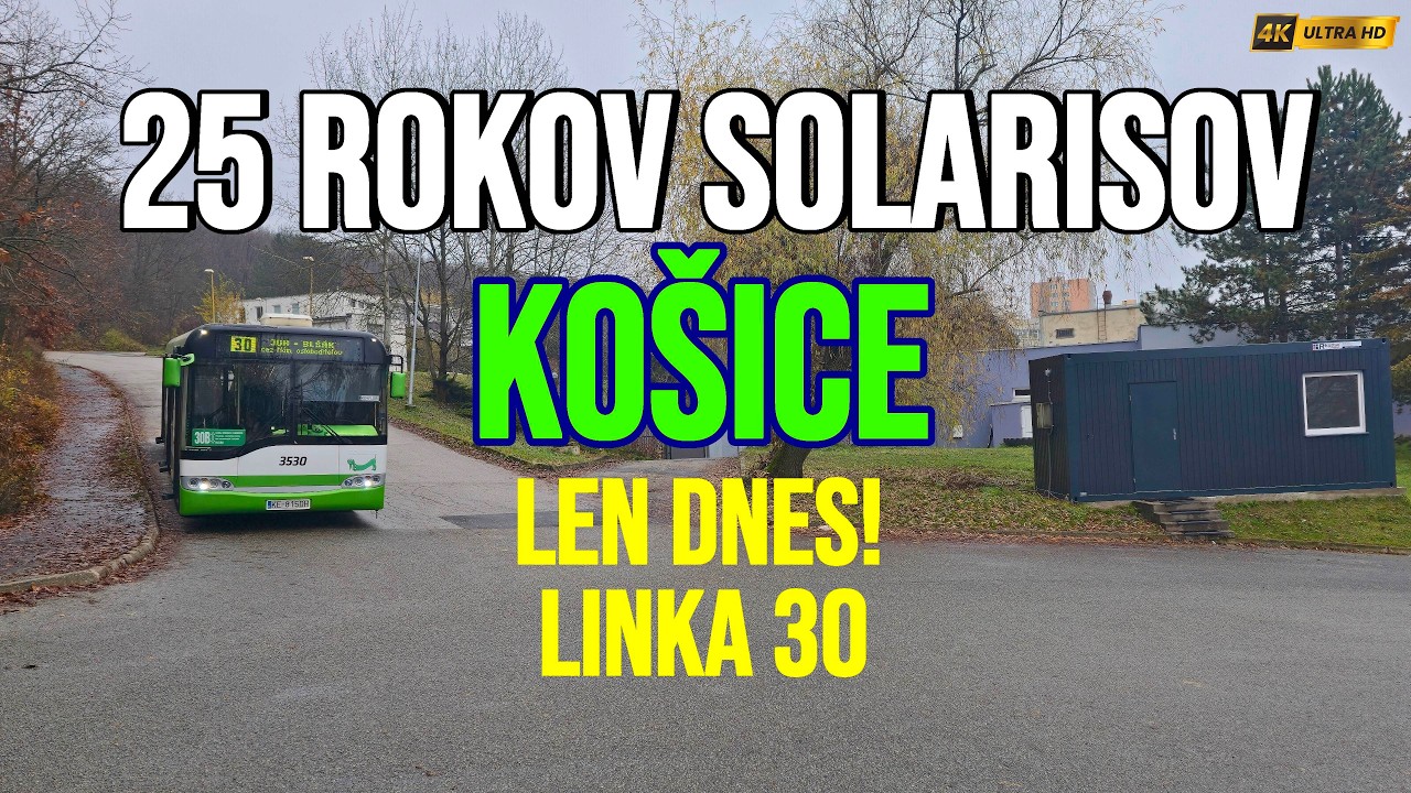 Špeciálna jazda Solarisom ev.č. 3530 – 25 rokov Solarisov v Košiciach