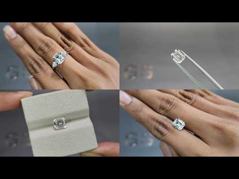 Kunzite octagon cut 1.90 carats, Pakistan Video  № 1