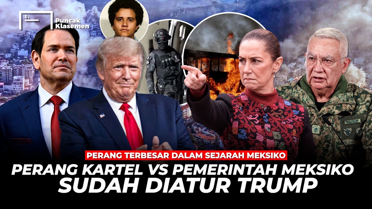 Trump Dalang Di Balik Perang Meksiko? Kartel Narkob4 Memb4kar Bandara Polisi Tentara Dib4ntai Habis