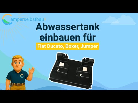 In diesem Video zeigen wir dir Schritt für Schritt, wie Du einen Abwassertank bei deinem Fiat Ducato, Peugeot Boxer oder Citroën Jumper einbauen kannst. Idea...