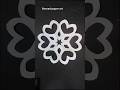 How to make a diy paper snowflake ❄️ paper craft 📄 207 #shorts #viralshorts #snowflakes #papercraft