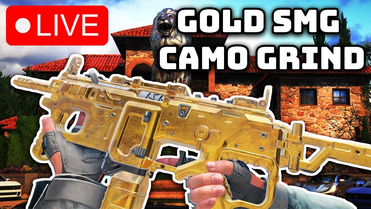 Gold SMG Camo Grind: Saug 9MM & Spitfire Part 2 | Call of Duty Black Ops 4 on PS5 * LIVE Stream*