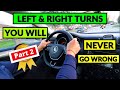 Interesting tips on HOW TO TURN  LEFT and RIGHT - PART 2 || ❤ 3.2k LIKES ❤ || Beginner Driver Lesson