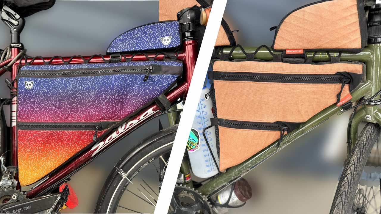 Are Custom Bike Frame Bags Worth It? // Rogue Panda vs Rockgeist Comparison  