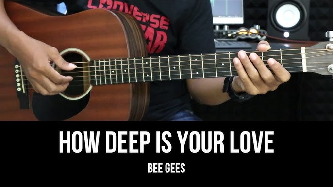 How Deep Is Your Love - Guitar Tutorial Bee Gees Guitar Lesson, Chords +  Fingerpicking