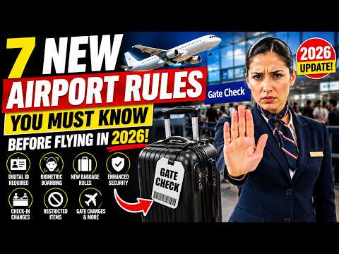 7 New Airport Rules You Must Know Before Flying in 2026!