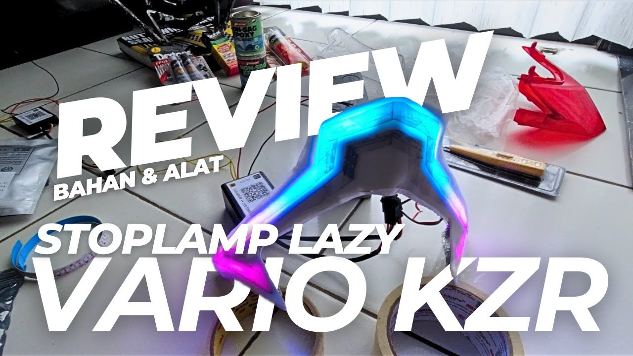 Cara buat stoplamp lazy Vario KZR 125 #vario125