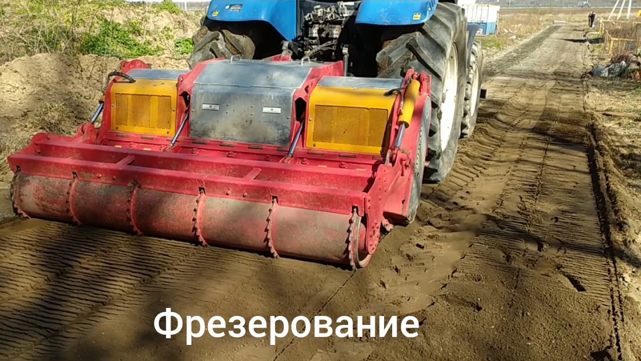 Стабилизация грунта п. Орловка - YouTube