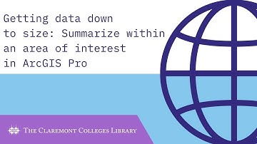 GIS @ Claremont: Summarize within with ArcGIS Pro