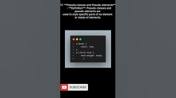 Pseudo-classes & Pseudo-elements #nonrecourse #anecdotal #standardmethod #css #css3  #erroranalysis