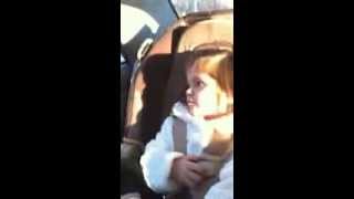 Funny Afghan baby girl arguing with her mum