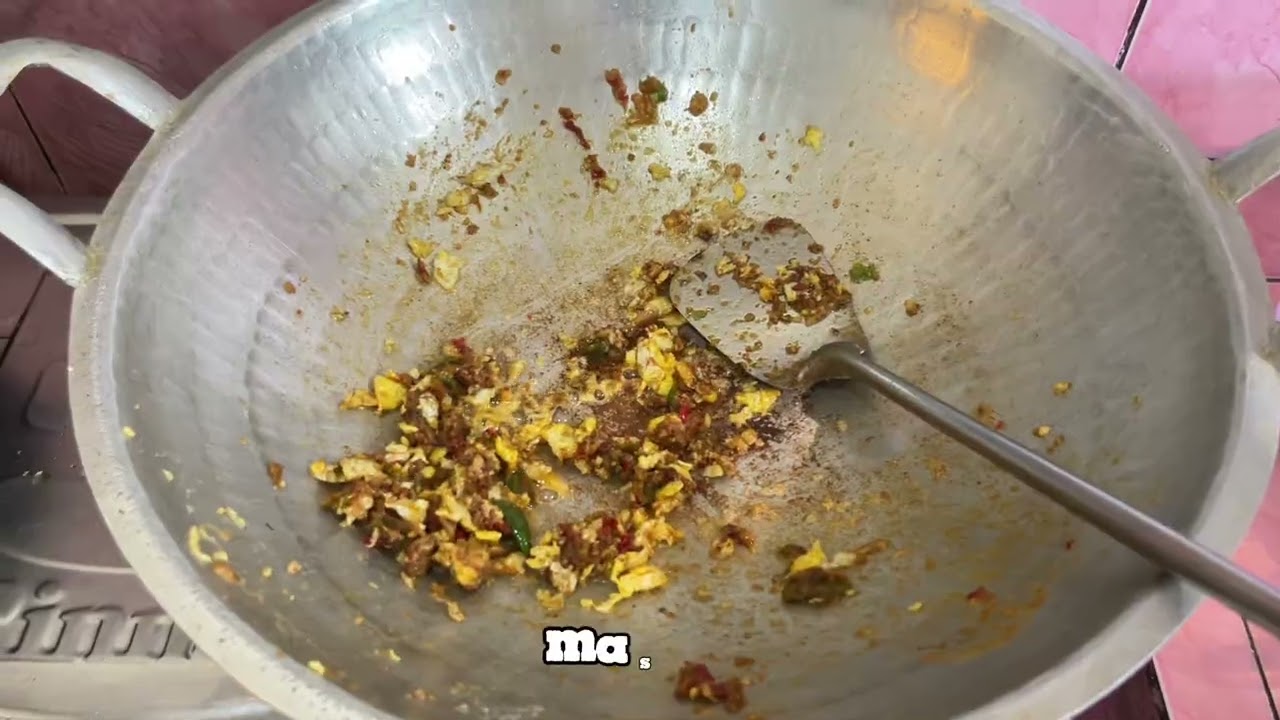 Tutorial Membuat Nasi Goreng Nasi Semalam dengan Bumbu Ulek