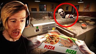 Working the night-shift at a HAUNTED PIZZERIA was a grave mistake..