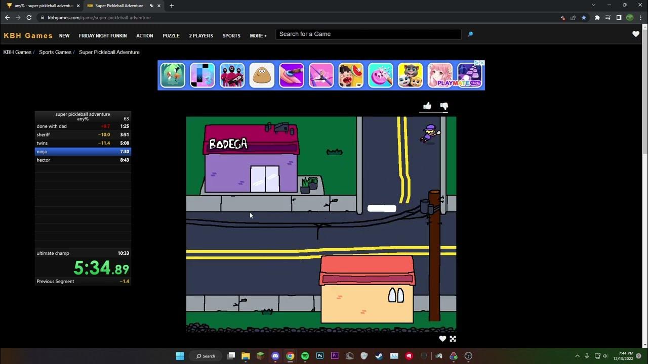 super pickleball adventure 1012 (world record) YouTube