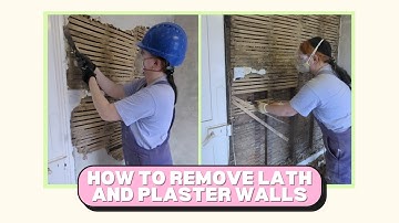 How to remove lath and plaster walls | Sharn